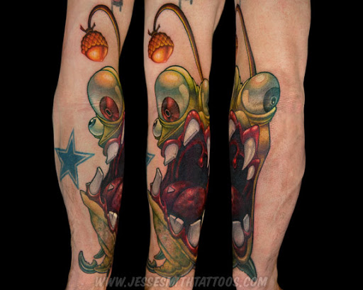 Explore lung cancer ribbon tattoo ideas, creative tattoo ideas in Richmond, available at Loose Screw Tattoo
