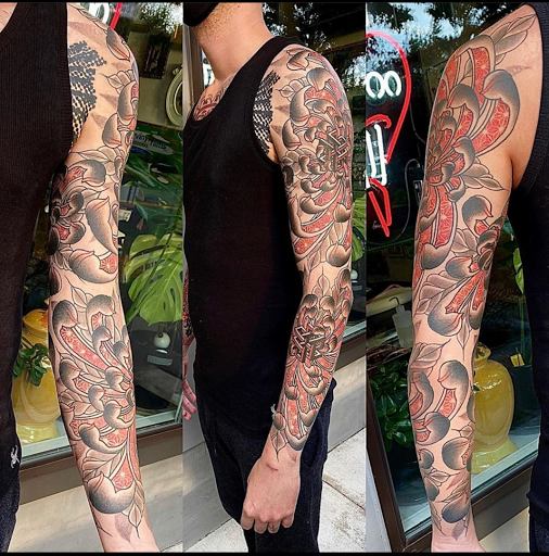 Find women chest tattoo ideas for your next unique tattoo in Seattle at Stairs Tattoo