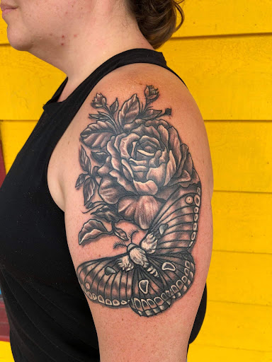 Explore chest and stomach tattoo ideas, creative tattoo ideas in Minocqua, available at Family Tradition Tattoo Co.