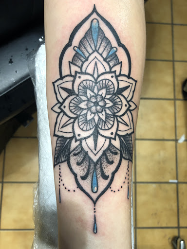 Explore women's tattoo placement ideas, creative tattoo ideas in Taos, available at Muerte Tattoo Taos