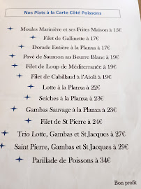 Restaurant Can mylia à Sainte-Marie-la-Mer (le menu)