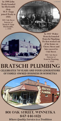 Plumber «Bratschi Plumbing Co», reviews and photos, 801 Oak St, Winnetka, IL 60093, USA