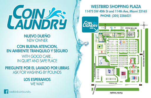 Laundromat «West Bird Coin Laundry», reviews and photos, 11475 SW 40th St, Miami, FL 33165, USA