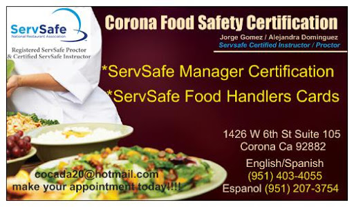 Food and beverage consultant Rancho Cucamonga