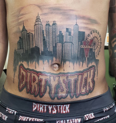 Explore bearded dragon tattoo ideas, creative tattoo ideas in Hoschton, available at The Golden Mantis Tattoo & Piercing