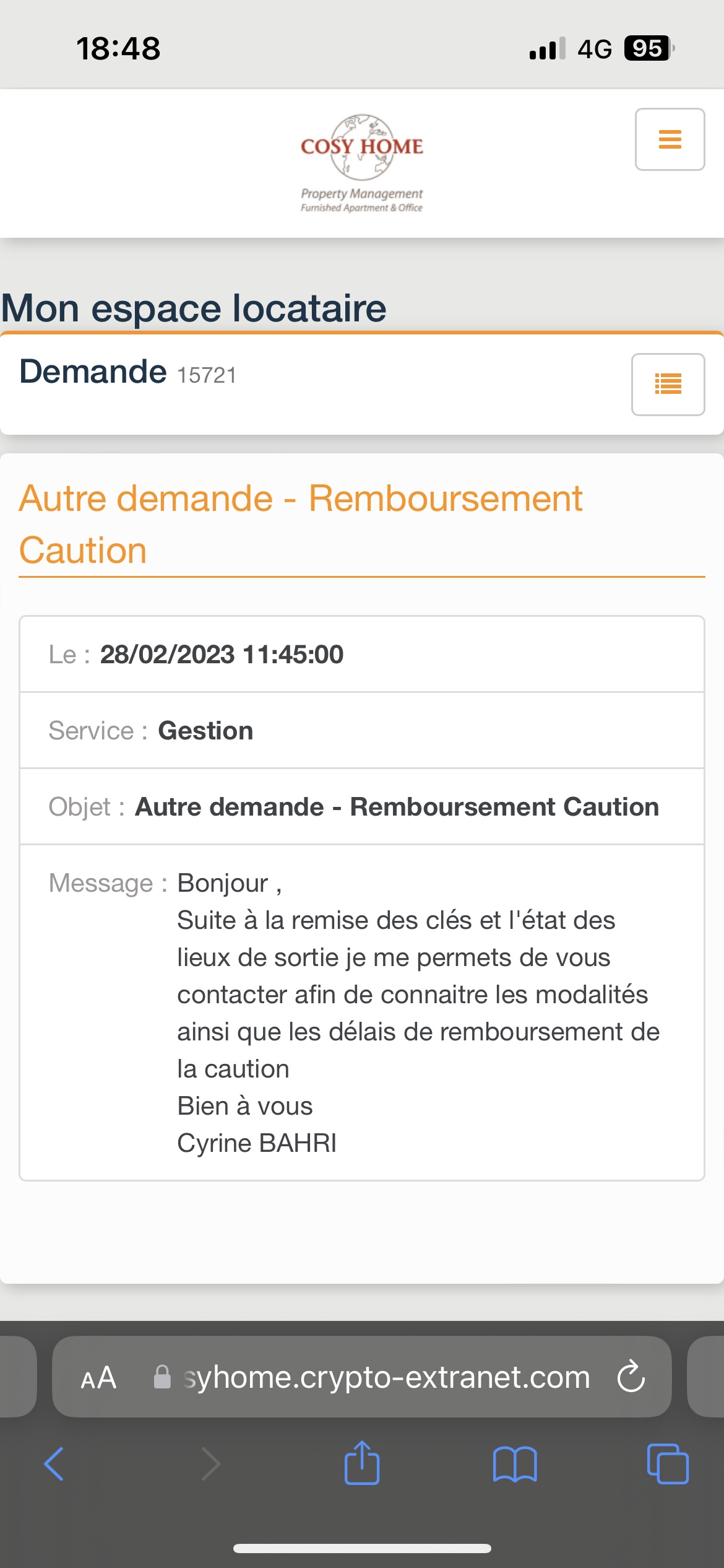 Photo n° 1 de l'avis de Cyrine.a fait le 04/04/2023 à 14:22