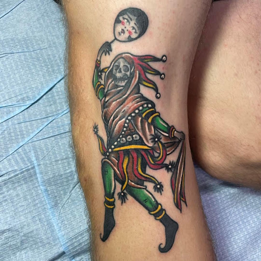 Explore jack and sally couple tattoos ideas, creative tattoo ideas in Orange Park, available at Big City Tattoo and Piercing