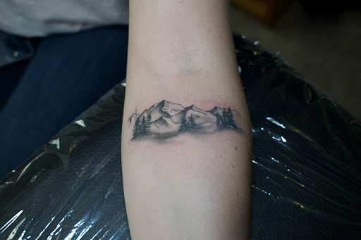 Explore gojo satoru tattoo ideas, creative tattoo ideas in Moweaqua, available at Fleshwound Tattoo