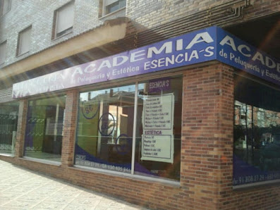 ESENCIA'S Academia de Peluquería y/o Estética Av. del Mar Mediterráneo, 15, 28341 Valdemoro, Madrid, España