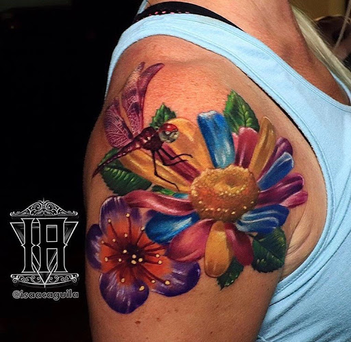 Explore tattoo ideas for a name cover up, creative tattoo ideas in San Diego, available at Bearcat Tattoo Gallery