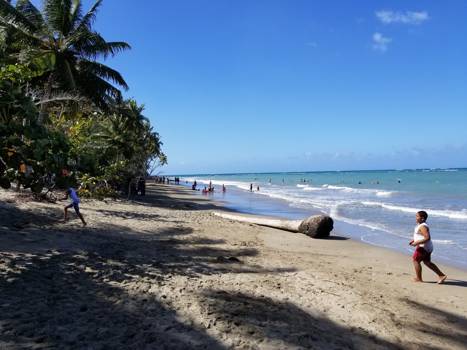 Fotografija Playa Rogelio z svetel pesek površino