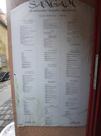 Restaurant indien Sangam Augsburg à Augsburg - menu / carte