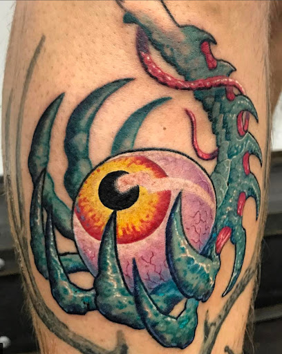 Explore trap tattoo ideas, creative tattoo ideas in Silver Spring, available at Fattys Tattoos & Piercings Silver Spring