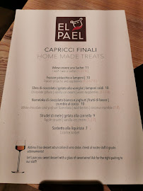 Restaurant El Pael Ristorante à Canazei (la carte)