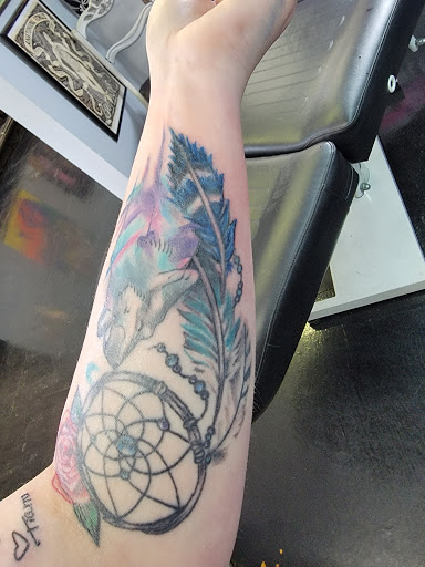 Explore hawk tattoo ideas, creative tattoo ideas in Barberton, available at Magic City Tattoo Company