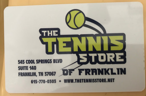 Tennis Store «The Tennis Store of Franklin», reviews and photos, 545 Cool Springs Blvd # 140, Franklin, TN 37067, USA