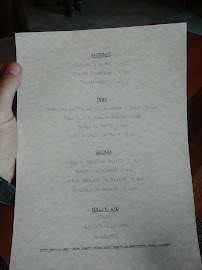 Tana del Nibbio à Abbadia Lariana menu