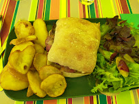 Hamburger du Restaurant À l'Ombre des Dentelles à Gigondas - n°3