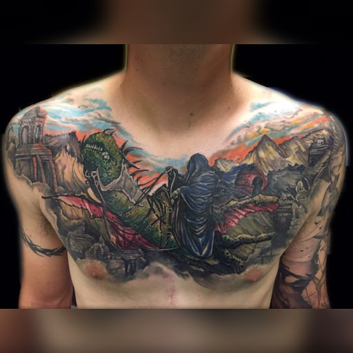 Explore cadillac tattoo ideas, creative tattoo ideas in Savannah, available at Tatlyfe Studios