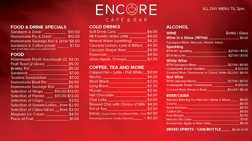 Encore Cafe & Bar