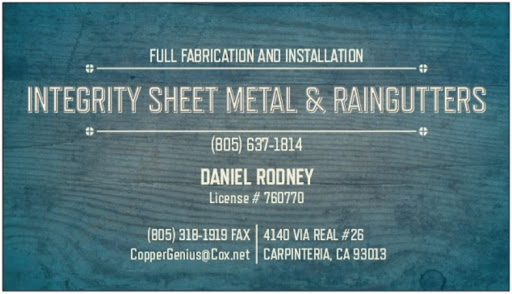 Integrity Sheet Metal & Raingutters