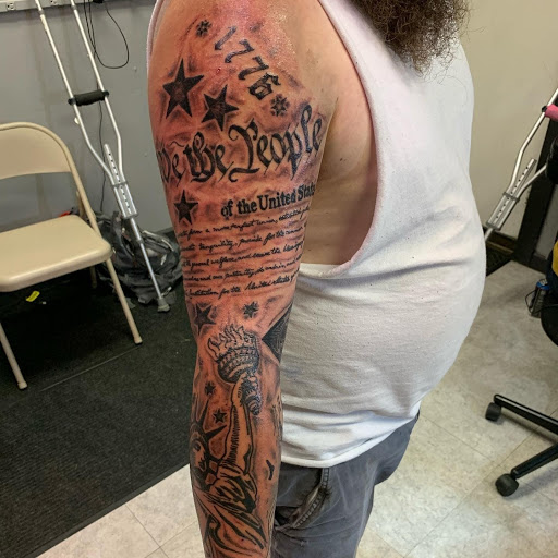 Explore name design tattoo ideas, creative tattoo ideas in Hudson Falls, available at ALTERED ADDICTION TATTOOS