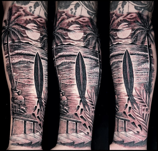 Explore hinduism tattoo ideas, creative tattoo ideas in Honolulu, available at Aloha Tattoo Waikiki Hilton Hawaiian Village Rainbow Bazaar
