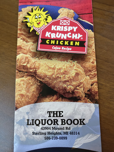 Liquor Store «The Liquor Book & Krispy Krunchy Chicken», reviews and photos, 43904 Mound Rd, Sterling Heights, MI 48314, USA