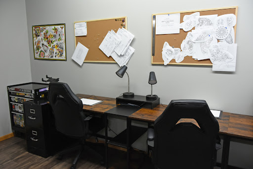 Explore uncharted tattoo ideas, creative tattoo ideas in Eau Claire, available at Gold Snake Tattoo