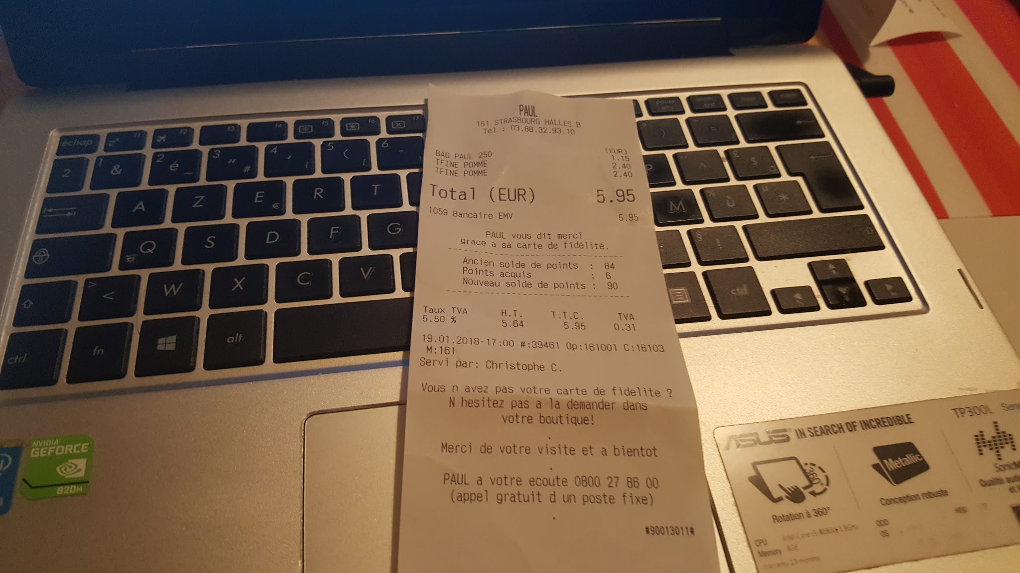 Photo n° 1 de l'avis de philippe.l fait le 19/01/2018 à 17:11