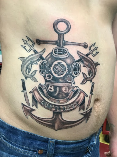 Explore boyfriend name tattoo ideas, creative tattoo ideas in Santa Rosa, available at Anchor Rose Tattoo