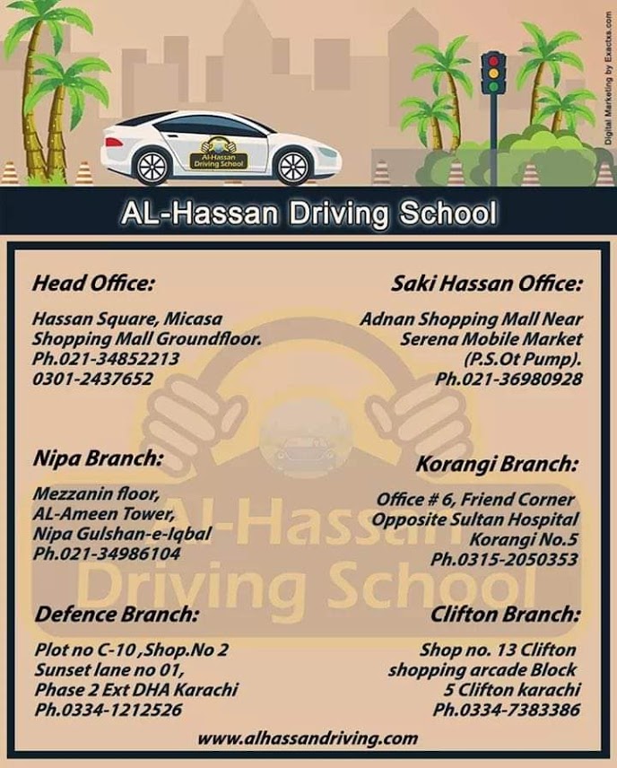 North nazimabad new karachi Al hassan driving school