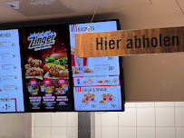 Menu / carte de Kentucky Fried Chicken à Cologne