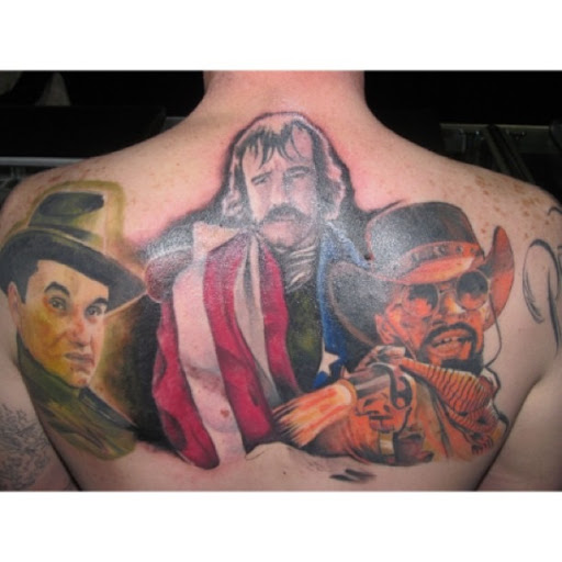 Explore tattoos ideas on back, creative tattoo ideas in Savannah, available at Tatlyfe Studios