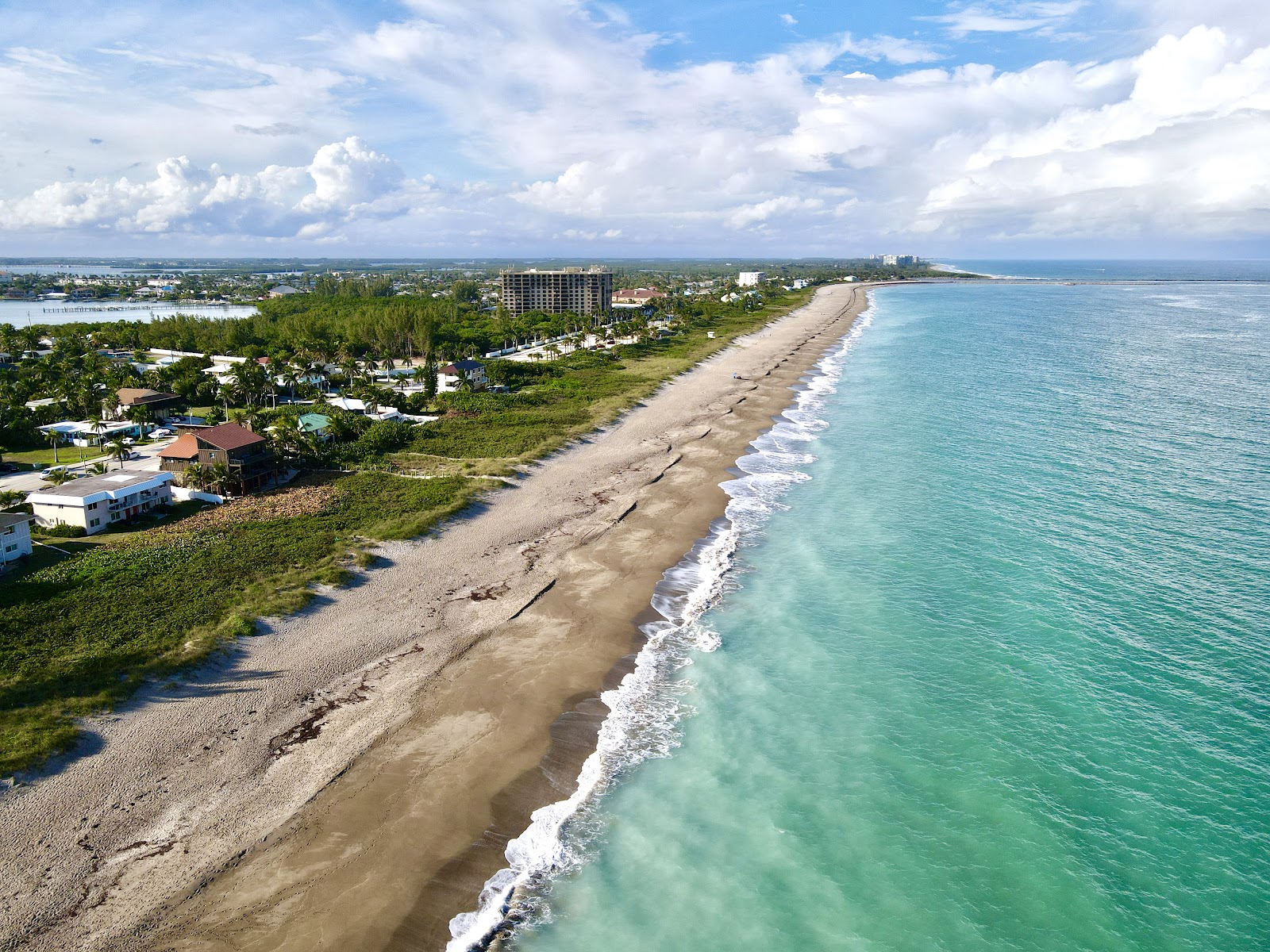 Foto von Porpoise beach mit lange, gerade küste
