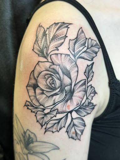Explore jesus cross tattoo ideas, creative tattoo ideas in Riverview, available at Alchemy Tattoo Exchange