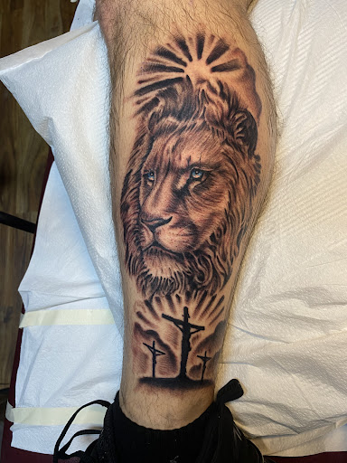 Explore mayan tattoo ideas, creative tattoo ideas in Peabody, available at Thousand Needles Tattoo