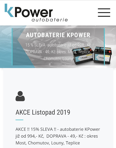 KPower - Auto/Moto baterie