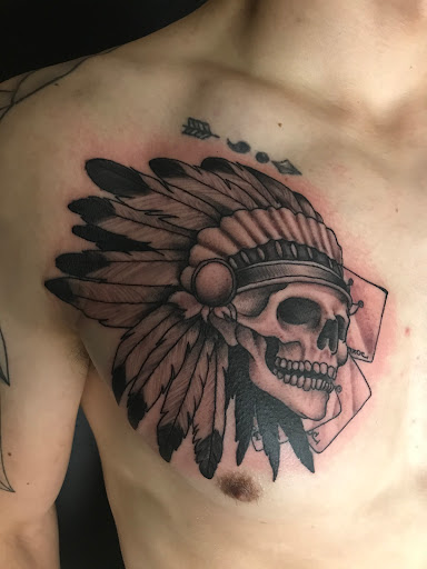 Explore purple tattoo ideas, creative tattoo ideas in North Salt Lake, available at Ink Mafia Tattoo Parlor