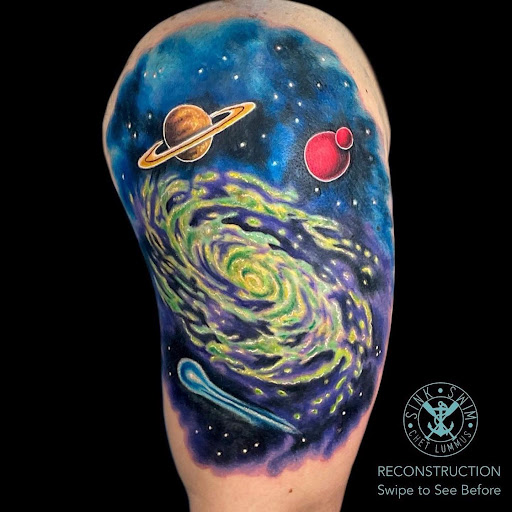 Explore woman tattoo ideas, creative tattoo ideas in Marietta, available at Sink or Swim Studio and Gallery