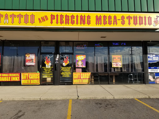 Explore constellation tattoo ideas, creative tattoo ideas in Hilliard, available at 22 Caliber Tattoo Mega Studio