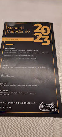 Restaurant Cantera Club Sport & Restaurant à Biassono (le menu)