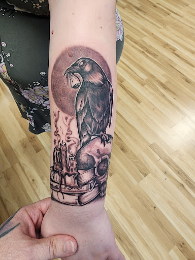 Explore lamb tattoo ideas, creative tattoo ideas in Ocean Springs, available at Heart & Daggers Tattoo Studio LLC