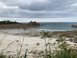 Plage Du Theven'in fotoğrafı geniş bir kıyı şeridi ile birlikte