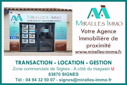 Agence immobilière MIRALLES IMMO SIGNES Signes