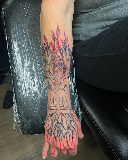 Explore cover up tattoo ideas male arm, creative tattoo ideas in Idaho Falls, available at Sinner Tattoo Studio