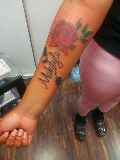 Explore side of finger tattoo ideas, creative tattoo ideas in Mobile, available at Brothers Ink Tattoo Parlor