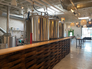 Bottles of beer on a shelf