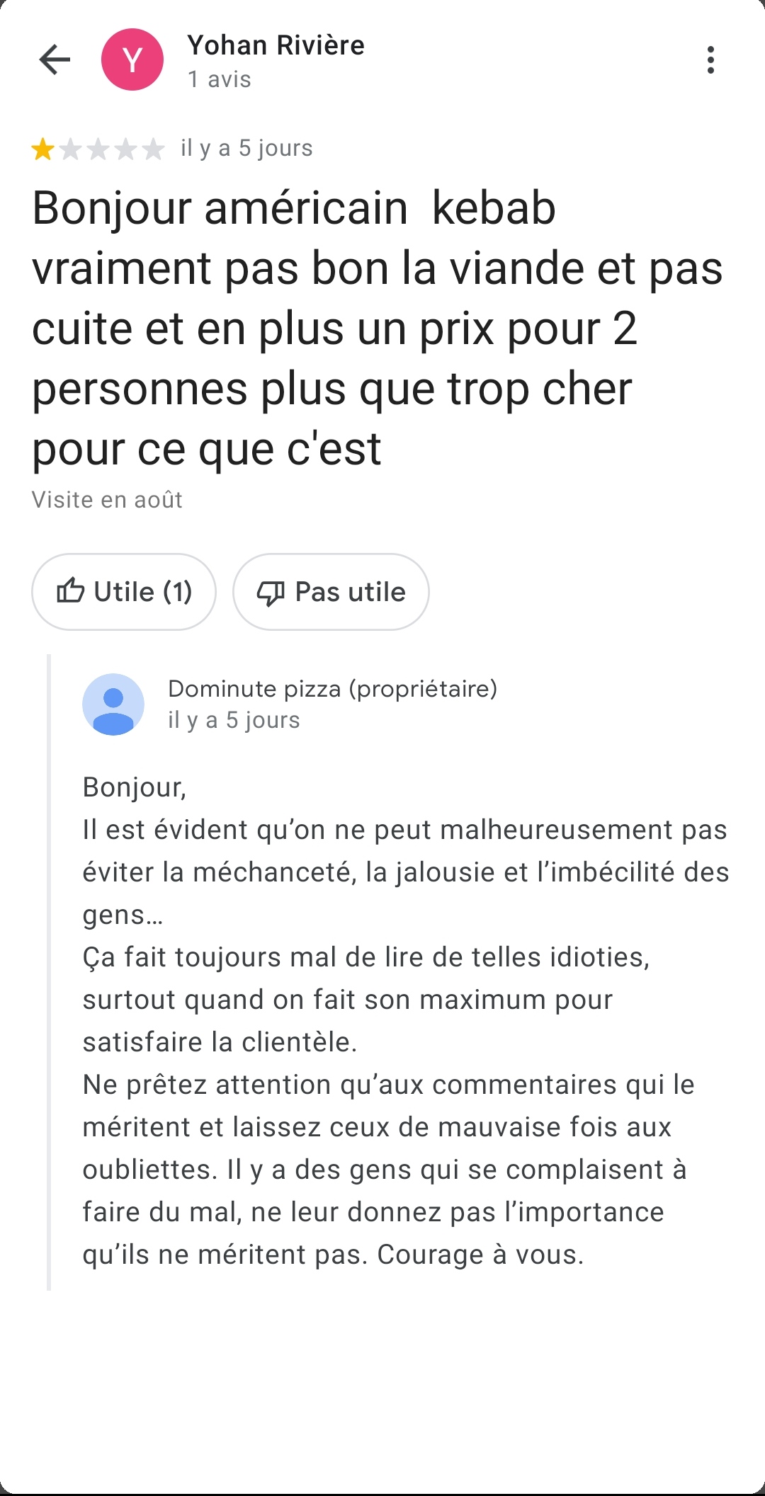 Photo n° 2 de l'avis de Zqueezz. fait le 21/08/2021 à 23:04