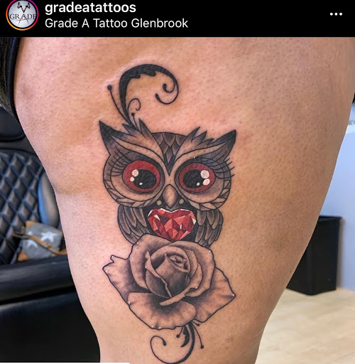 Explore feminine horse tattoo ideas, creative tattoo ideas in Fort Wayne, available at Grade A Tattoos and Body Piercing